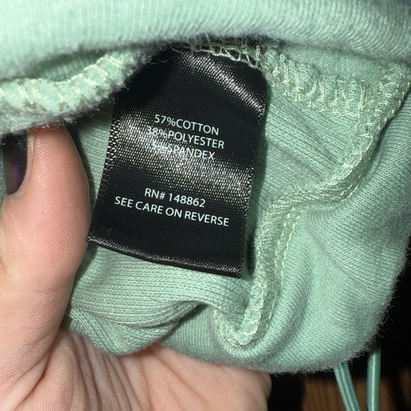 Torrid Teal Long Sleeve Sweatshirt - Picture 4 of 4